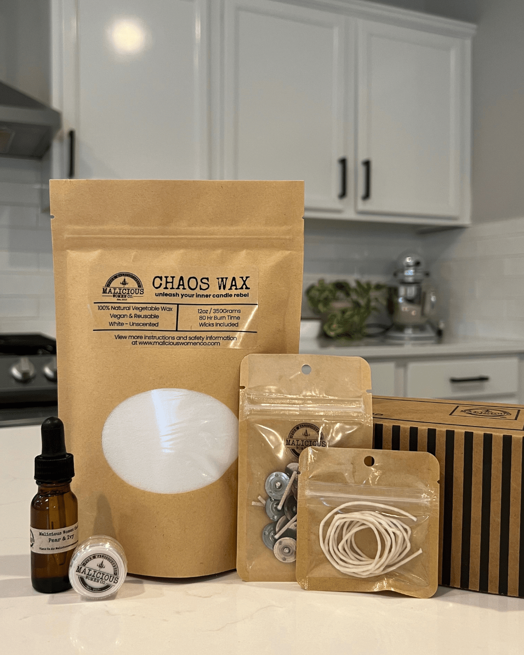 Chaos Wax - Reusable “Sand” Wax - Malicious Women Co. - Sand Wax